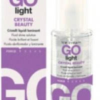 Флюид для блеска и запечатывания кутикулы волос Crystal Beauty Go Light