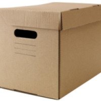 Коробка для хранения с крышкой Ikea "Паппис"