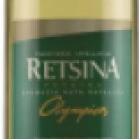 Вино Mediterra Winery "Retsina Olympias" белое сухое