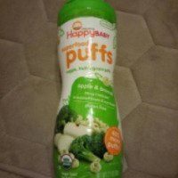 Органические колечки superfood puffs happybaby