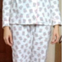 Фланелевая женская пижама Primark