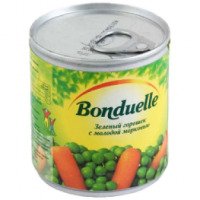 Консервированный зеленый горошек с молодой морковью Bonduelle