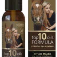 Купаж масел Лошадиная сила Top 10 Oils Formula для роста и глубокого восстановления волос