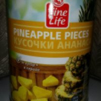 Кусочки ананаса в сиропе Fine Life
