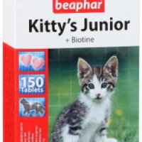 Лакомство для котят витаминизированное Beaphar Kitty's Junior + Biotine