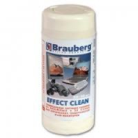Чистящие салфетки BRAUBERG "Effect Clean"