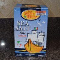 Натуральная пищевая морская соль La Santa Maria
