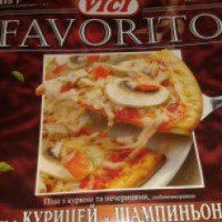 Пицца Vici Favorito с курицей и шампиньонами