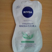 Очищающая маска-пленка для лица Nivea "Aqua Effect"