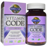 Витамины для женщин Garden of Life Vitamin Code raw prenatal