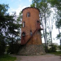 Старинная башня в Ворнянах (Беларусь, Гродненская область)
