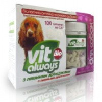 Биологически активная кормовая добавка для собак Vit always Bio 0447