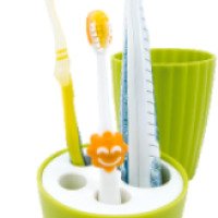 Подставка для зубных щеток со стаканом Fix Price