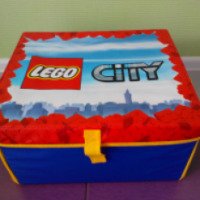 Коробка для хранения, трансформируемая в игровое поле Lego City