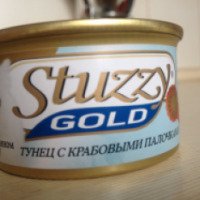 Лакомство для кошек Stuzzy Gold Тунец с крабовыми палочками в собственном соку