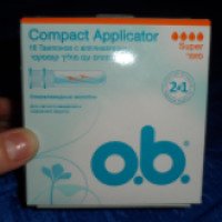 Тампоны o.b. Compact Applicator