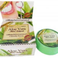 Тайская круглая зубная паста Rochjana с экстрактом Алоэ Вера Thai Herbal Toothpaste