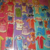 Магнитный набор Wood Toys "3 куклы с одеждой"