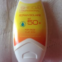 Солнцезащитный крем для лица Sheida spf 50+