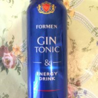 Напиток безалкогольный тонизирующий энергетический газированный "FORMEN" со вкусом Gin Tonic