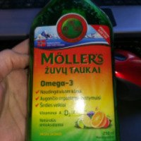 Рыбий жир Moller Omega-3 с фруктовым вкусом