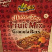 Безглютеновый батончик-мюсли Sam Mills Fruit Mix Granola Bars