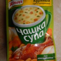 Куриный суп с сухариками Knorr "Чашка супа"