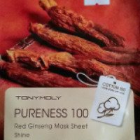 Тканевая маска TONYMOLY Pureness 100 Red Ginseng Mask