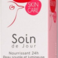 Крем Auchan "Soin de Jour" для сухой и чувствительной кожи лица