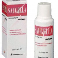 Жидкое мыло для интимной гигиены Saugella poligun с экстрактом ромашки
