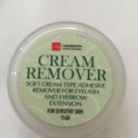 Крем LashBrow "Cream remover" для снятия нарощенные ресниц
