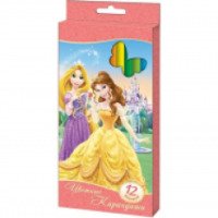 Цветные карандаши Росмэн "Принцессы Disney"