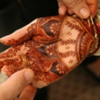 Марокканская роспись рук хной
