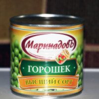 Горошек зеленый консервированный "МаринадовЪ"
