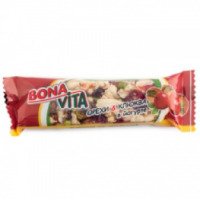 Батончик Bona Vita "Орехи и клюква в йогурте"
