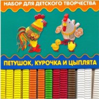 Набор для детского творчества АСТ-Пресс Книга "Петушок, курочка и цыплята"