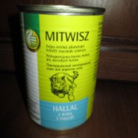 Консервированный корм c рыбой для взрослых котов Mitwisz