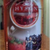 Черный чай Hyson Strawberry Dream с кусочками фруктов