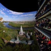 Аттракцион "Полет над Москвой" в парке "Зарядье" (Россия, Москва)