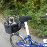 Контейнер Ferplast для перевозки собаки на велосипеде