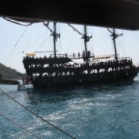 Морская экскурсия на пиратской яхте (Турция, Аланья)
