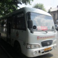 Автобус №61 Владикавказ - Верхний Ларс (Россия)