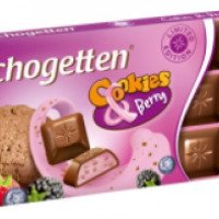 Шоколад молочный Shogetten "cookies&berry"