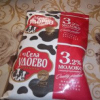 Молоко питьевое ультрапастеризованное "Из села Удоева" 3, 2%