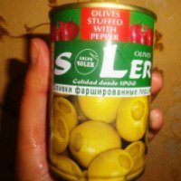 Оливки Soler фаршированные перцем