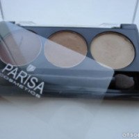 Тени для век Parisa Cosmetics Trio Matte Colours Eyes Set EM-303