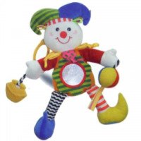 Погремушка-подвеска Biba Toys "Счастливый клоун"