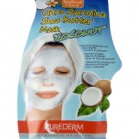 Увлажняющая маска для лица Purederm Ultra Hydrating Shea Butter Mask Coconut