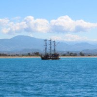 Морская прогулка на пиратской яхте по реке Манавгат 
