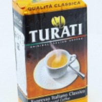 Кофе натуральный жареный молотый Turati